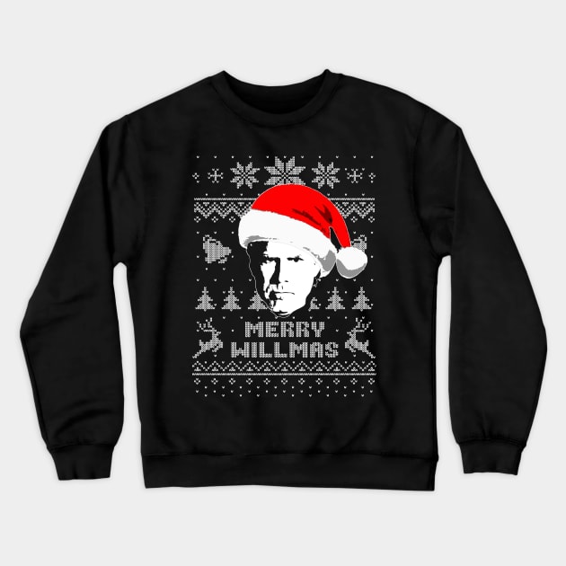 Will Ferrell Merry Willmas Crewneck Sweatshirt by Nerd_art